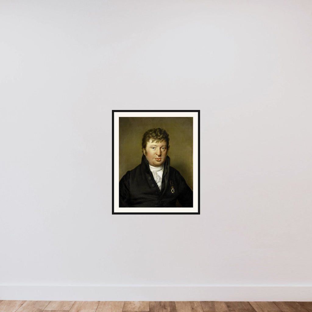 Jacobus Scheltema (1767-1835), Historian framed — shown to scale