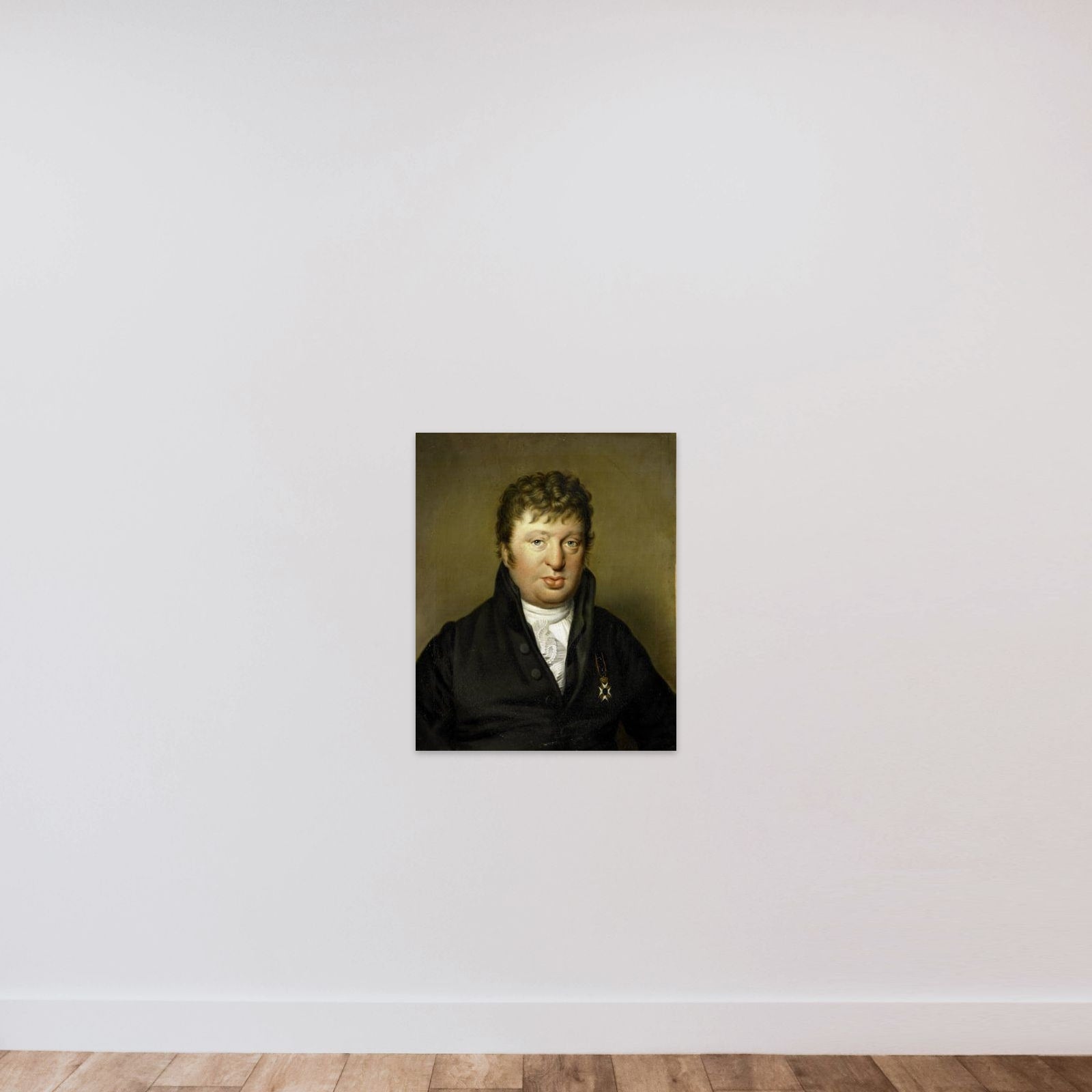 Jacobus Scheltema (1767-1835), Historian unframed — shown to scale