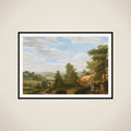 View of the Valley of Montmorency near Saint-Leu-la-Forêt framed