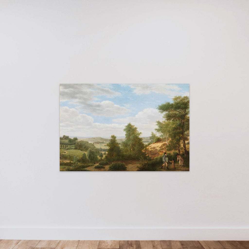 View of the Valley of Montmorency near Saint-Leu-la-Forêt unframed — shown to scale