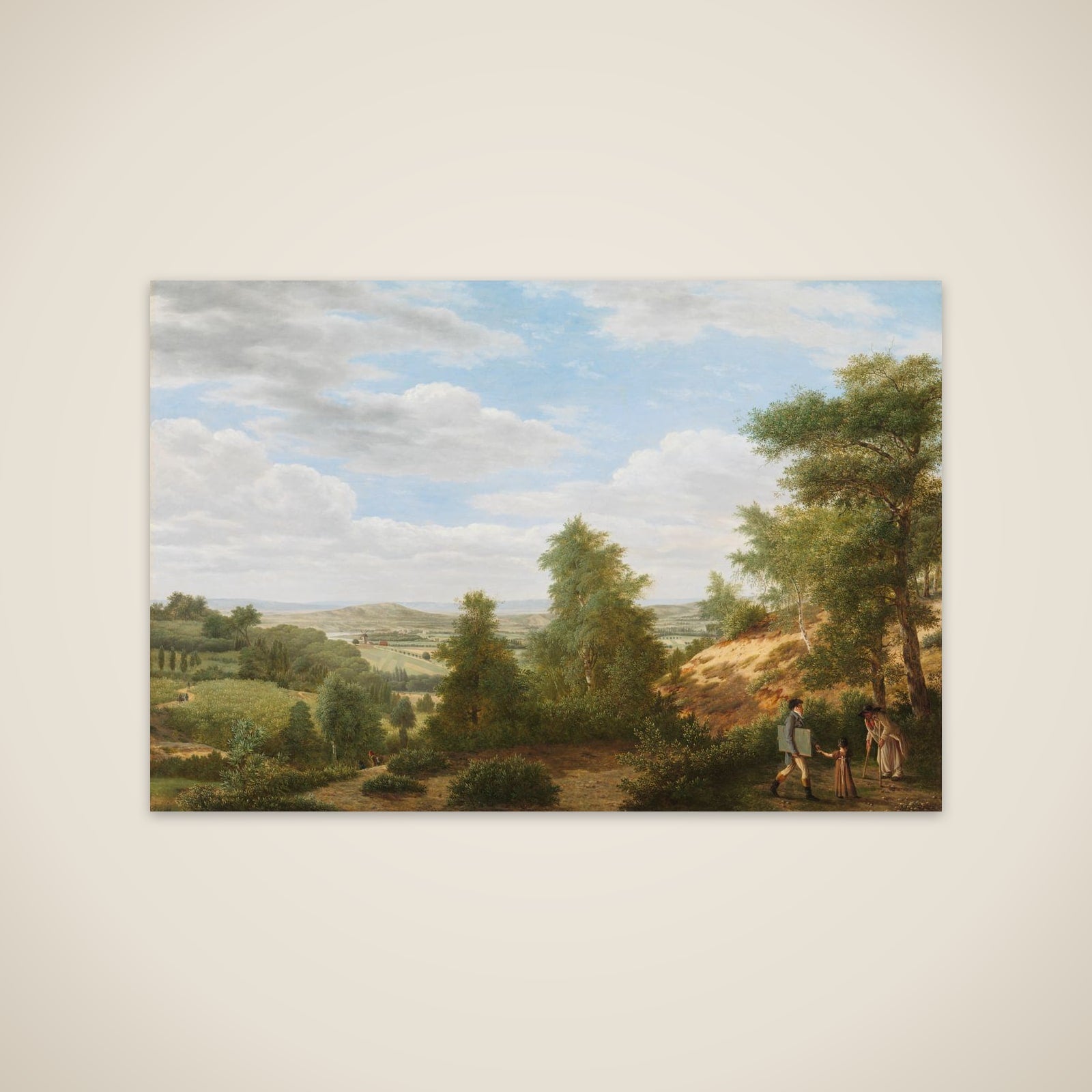 View of the Valley of Montmorency near Saint-Leu-la-Forêt unframed print