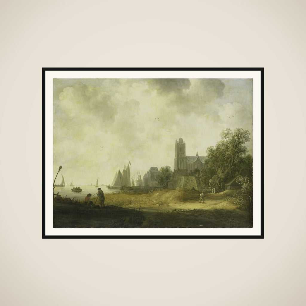 View of Dordrecht framed