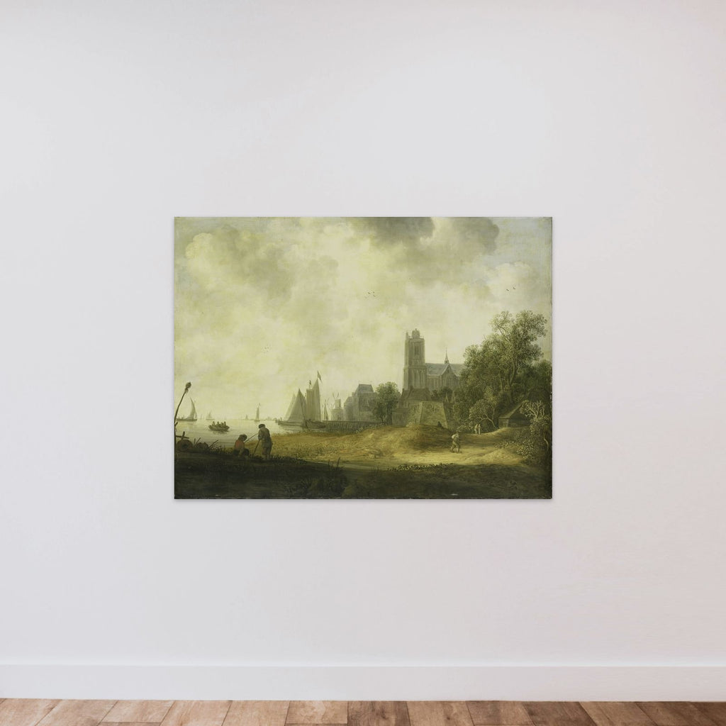 View of Dordrecht unframed — shown to scale