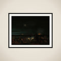 The Shelling of 's -Hertogenbosch by the French during the Siege of 1794, presumably in the Night of 25-26 September framed