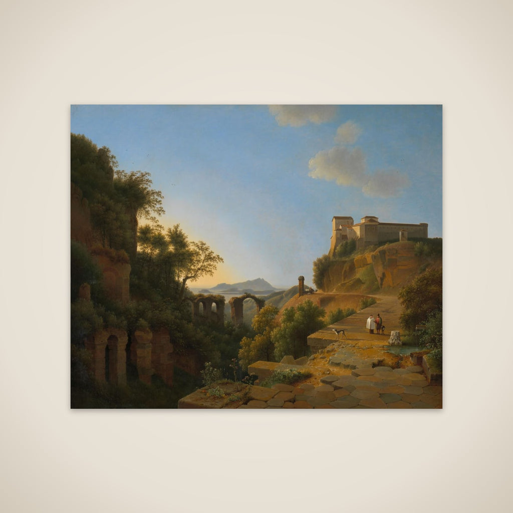 The Gulf of Naples with the Island of Ischia in the Distance unframed print