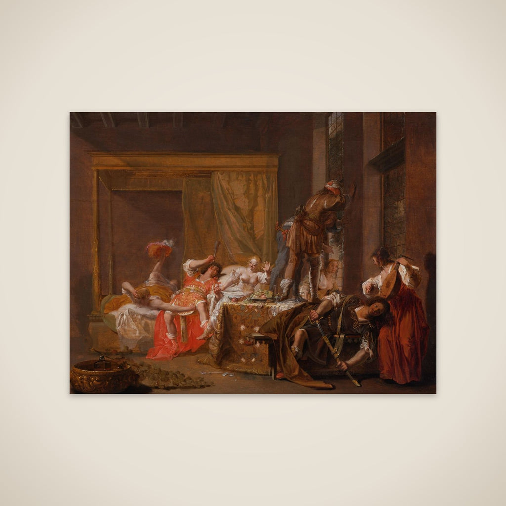 Scene from the Wedding of Messalina and Gaius Sillius unframed print