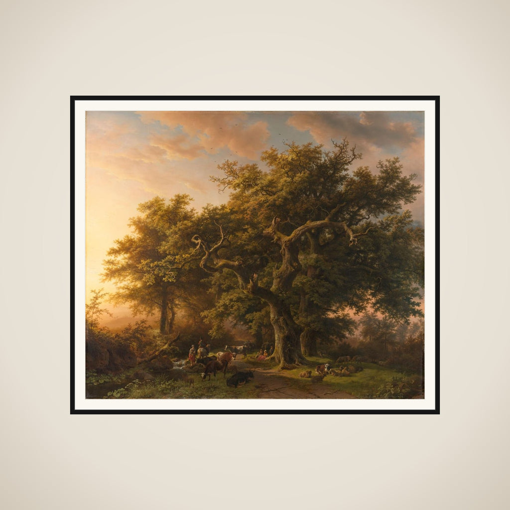 View in the Woods framed