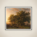 View in the Woods framed