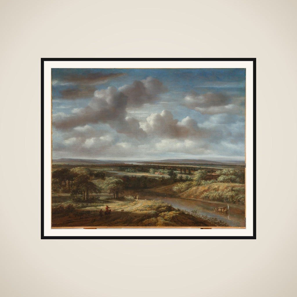 River Landscape framed
