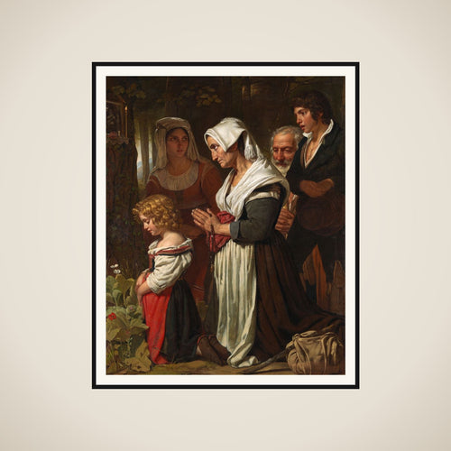 'Piety' framed