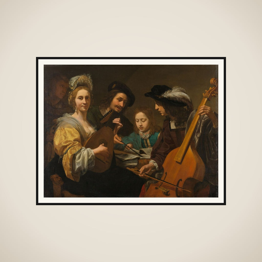 A Musical Company framed