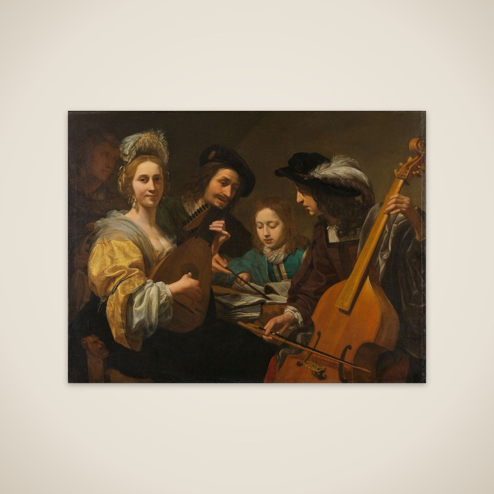 A Musical Company unframed print