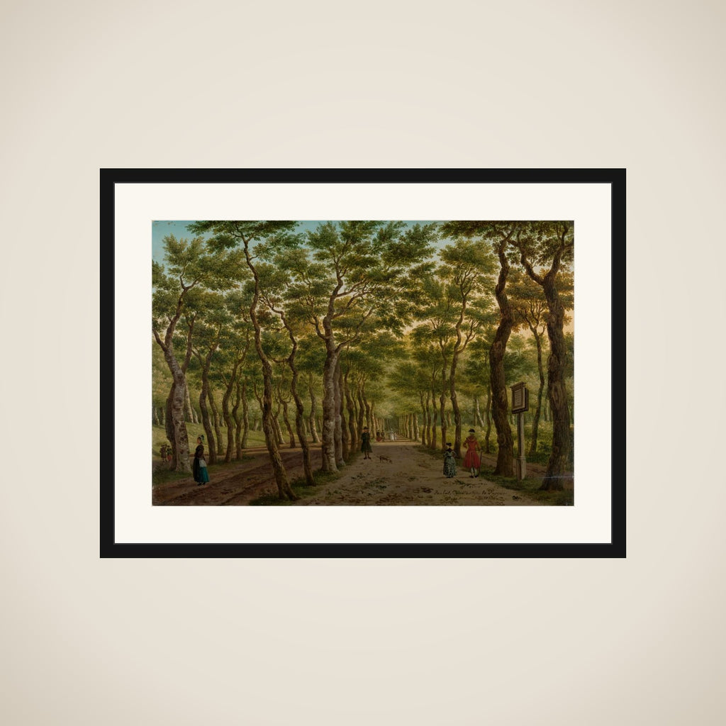 The Scheveningen Woods near The Hague framed