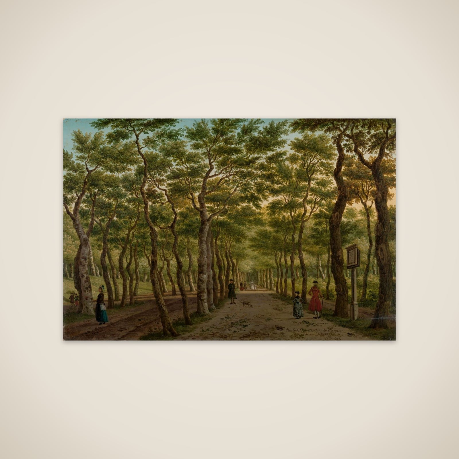 The Scheveningen Woods near The Hague unframed print