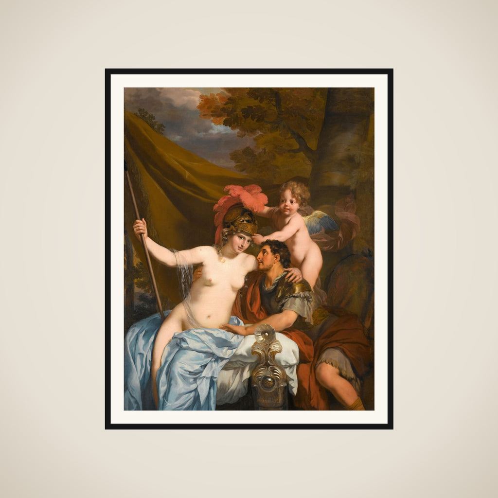 Odysseus and Calypso framed