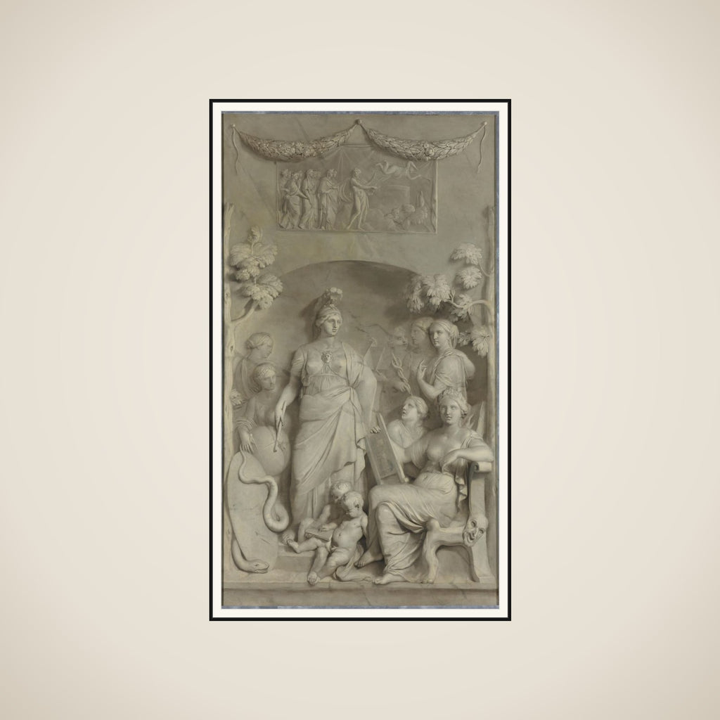 Allegory of the Sciences framed