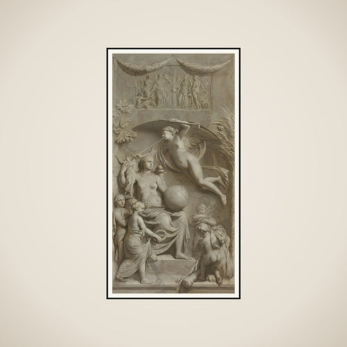 Allegory of Fame framed