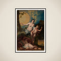 Selene and Endymion framed