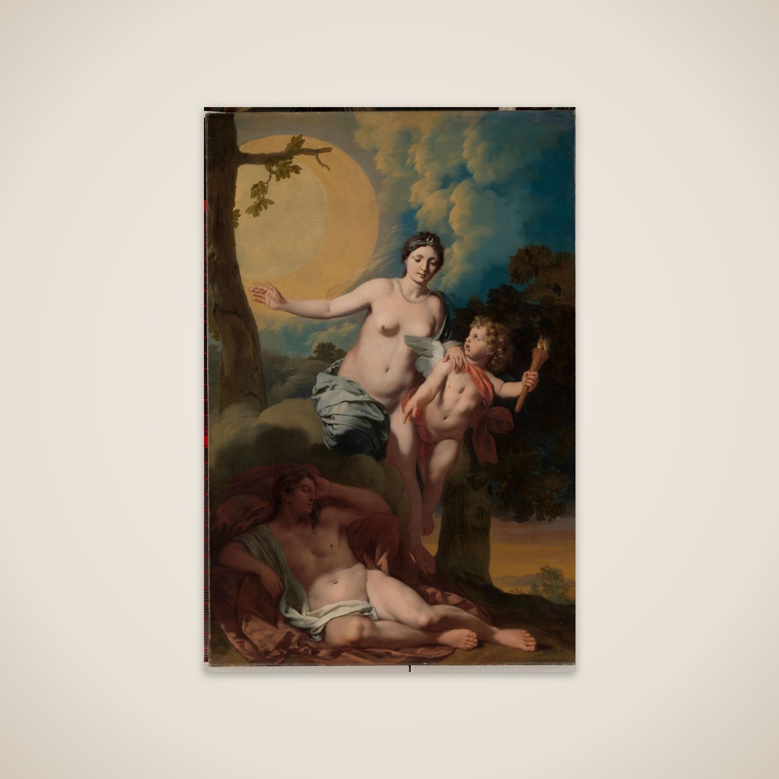 Selene and Endymion unframed print