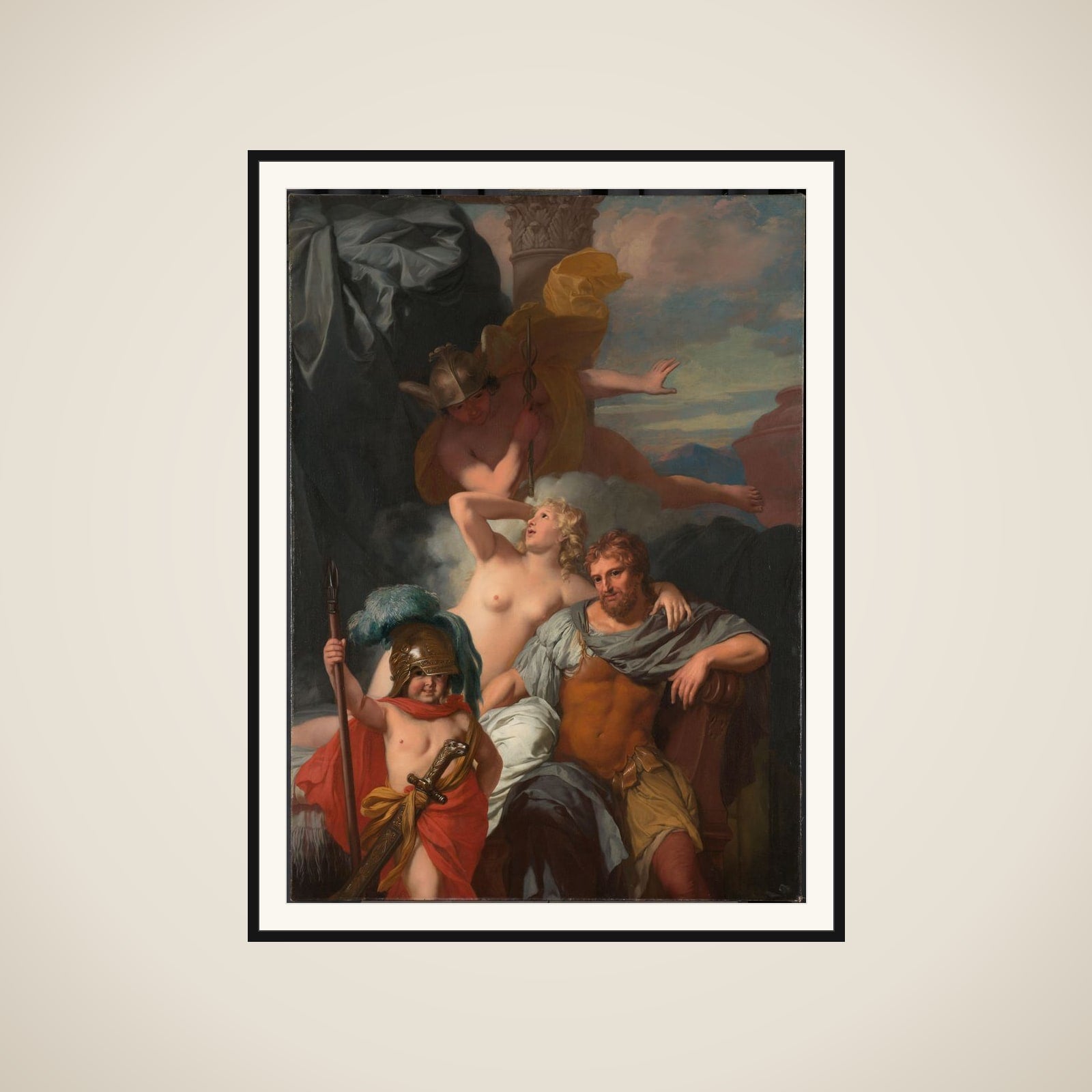 Mercury Ordering Calypso to Release Odysseus framed
