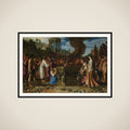 Orestes and Pylades Disputing at the Altar (Euripides, Iphigenia in Tauris) framed