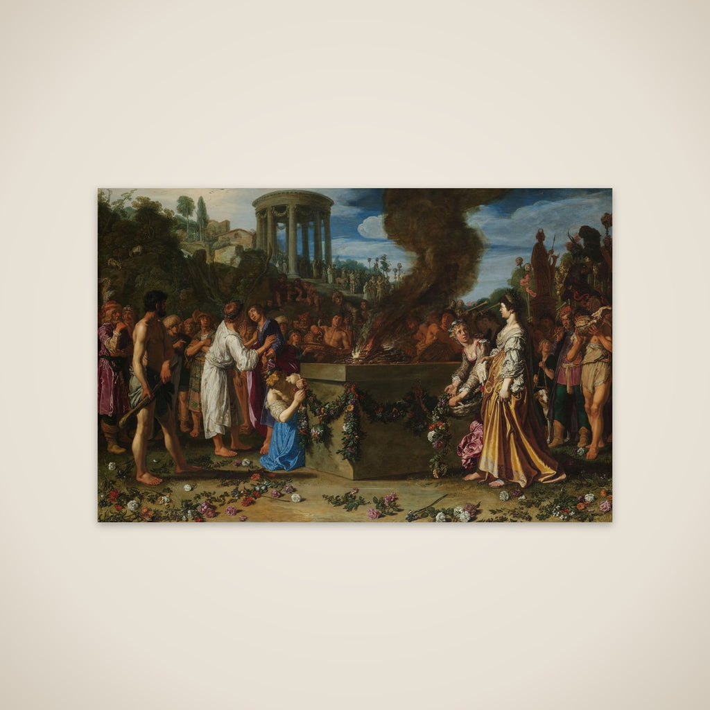 Orestes and Pylades Disputing at the Altar (Euripides, Iphigenia in Tauris) unframed print
