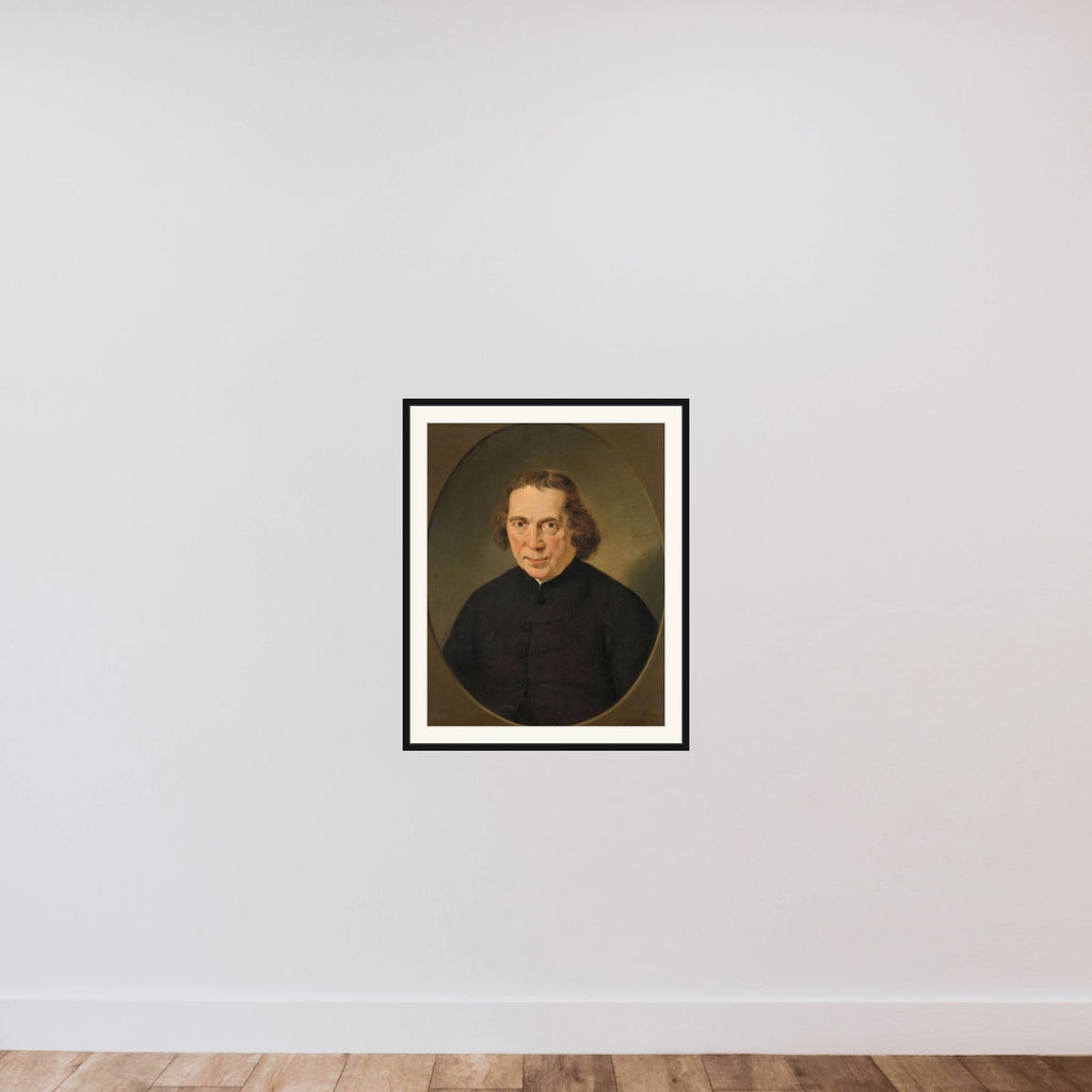 Jan Nieuwenhuyzen (1724-1806), Mennonite Preacher and Founder, in 1784, of the Dutch Society for the Promotion of the General Good framed — shown to scale