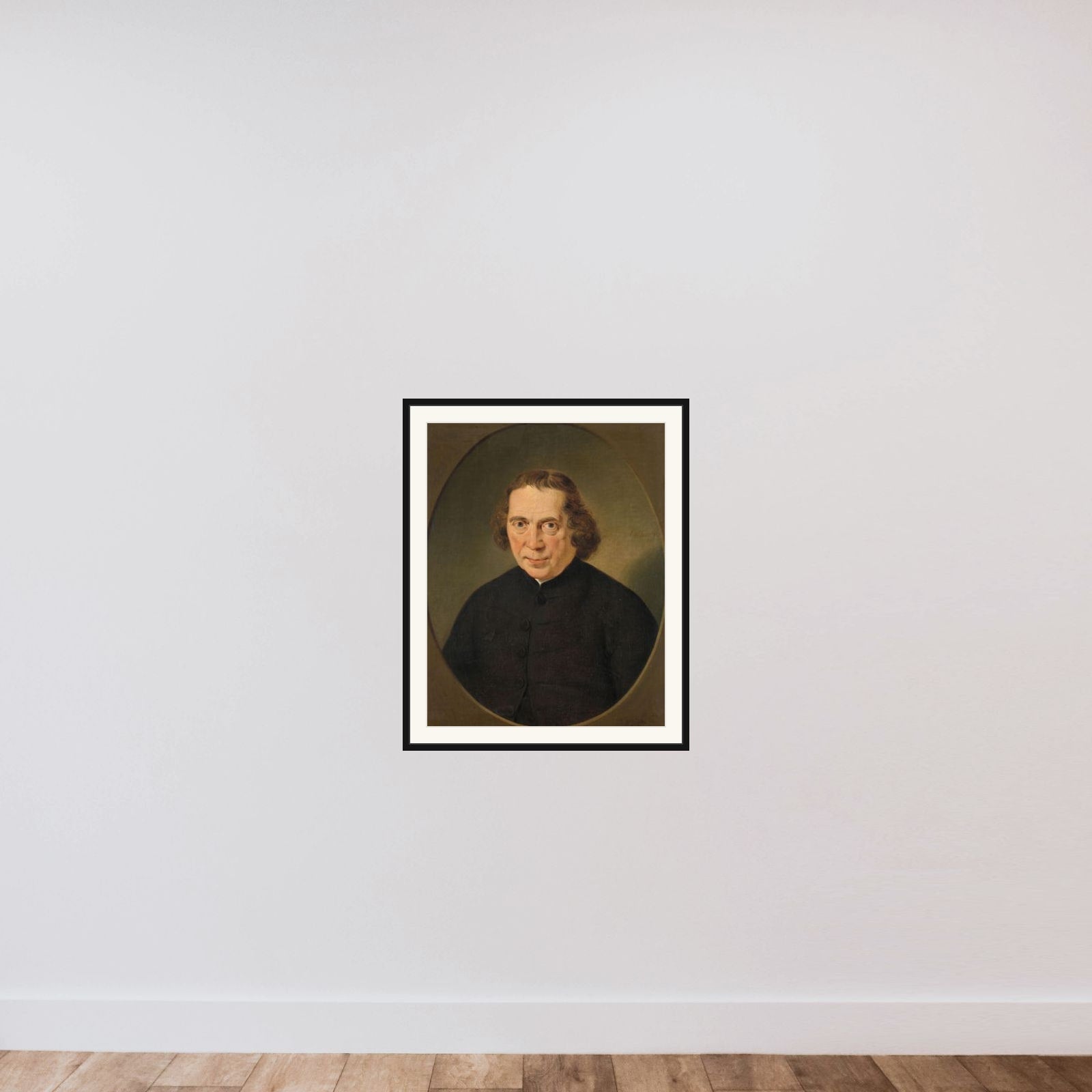 Jan Nieuwenhuyzen (1724-1806), Mennonite Preacher and Founder, in 1784, of the Dutch Society for the Promotion of the General Good framed — shown to scale
