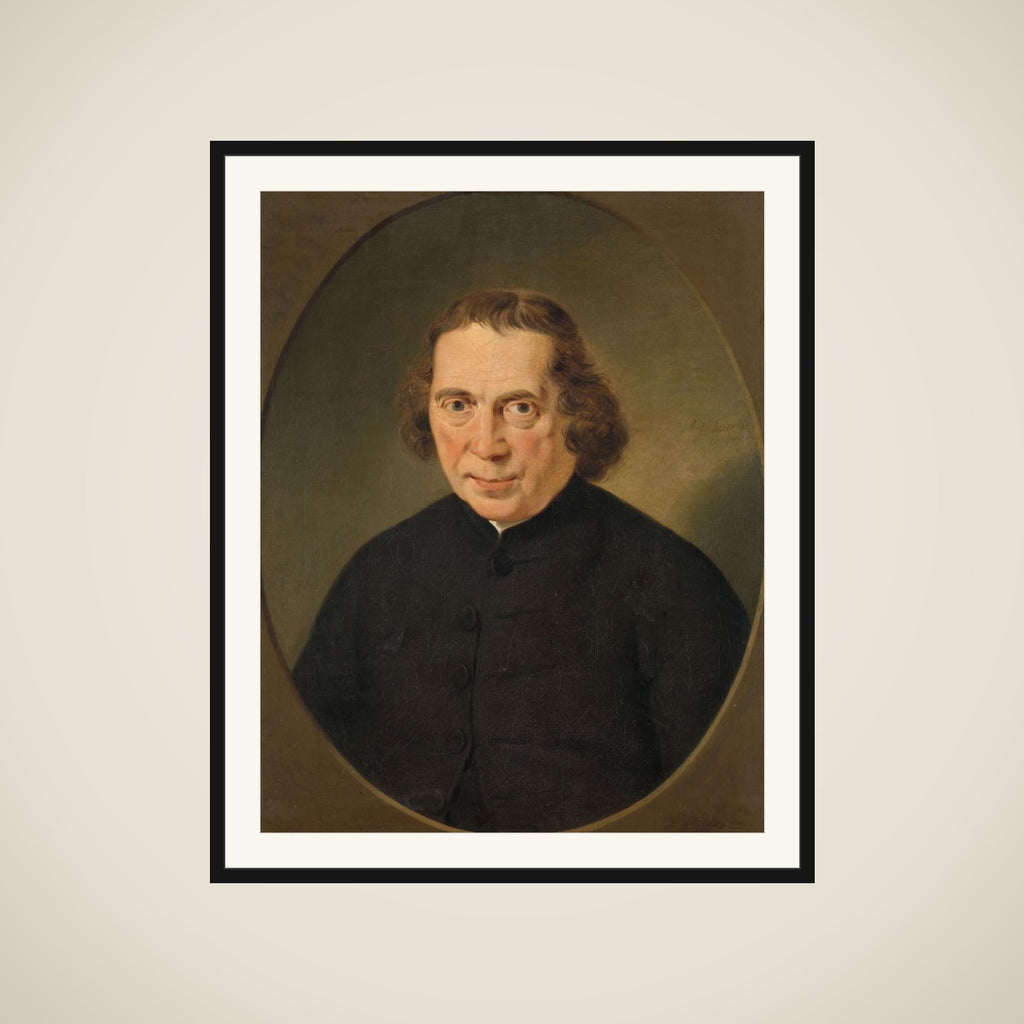 Jan Nieuwenhuyzen (1724-1806), Mennonite Preacher and Founder, in 1784, of the Dutch Society for the Promotion of the General Good framed