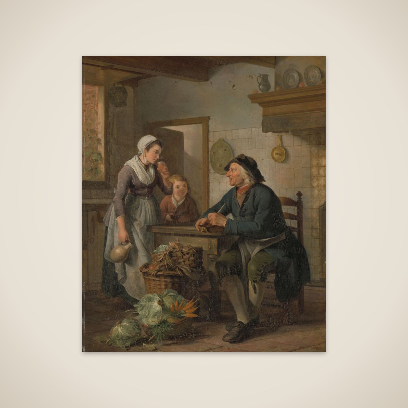 Morning Visit unframed print
