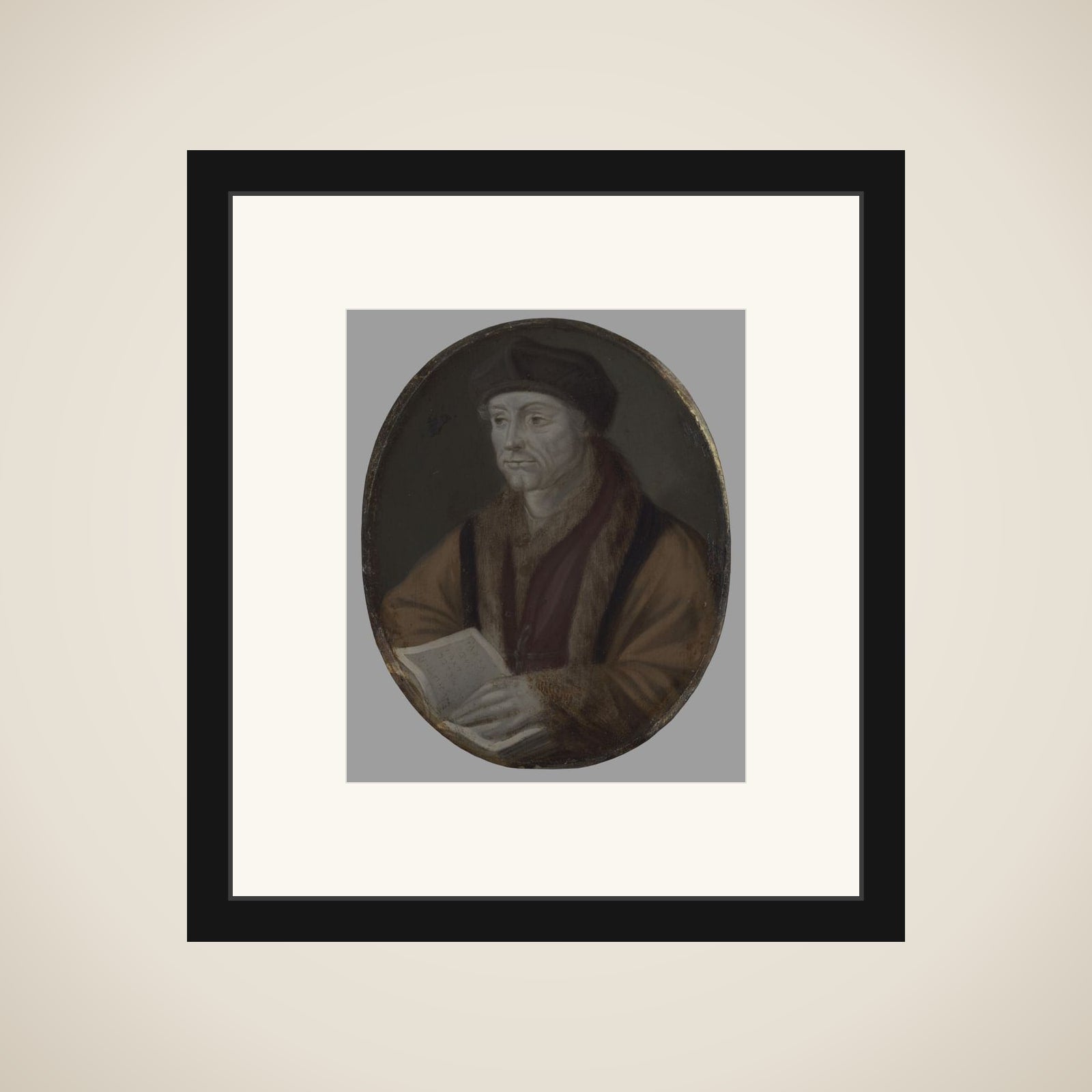Desiderius Erasmus (1466-1536). Priester, theoloog, humanist en schrijver framed