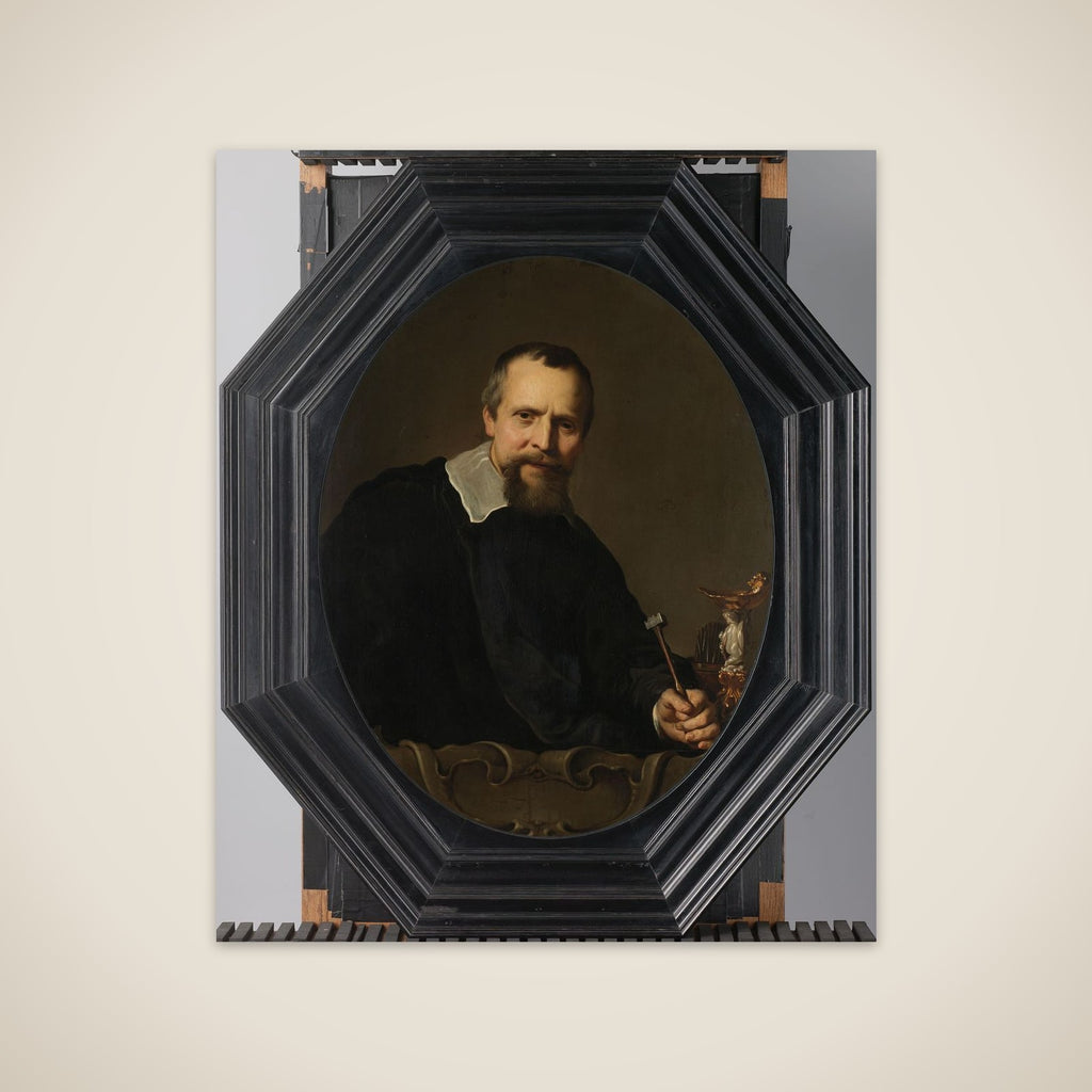 Portrait of Jan Lutma (1584/85-1669), Amsterdam Silversmith unframed print
