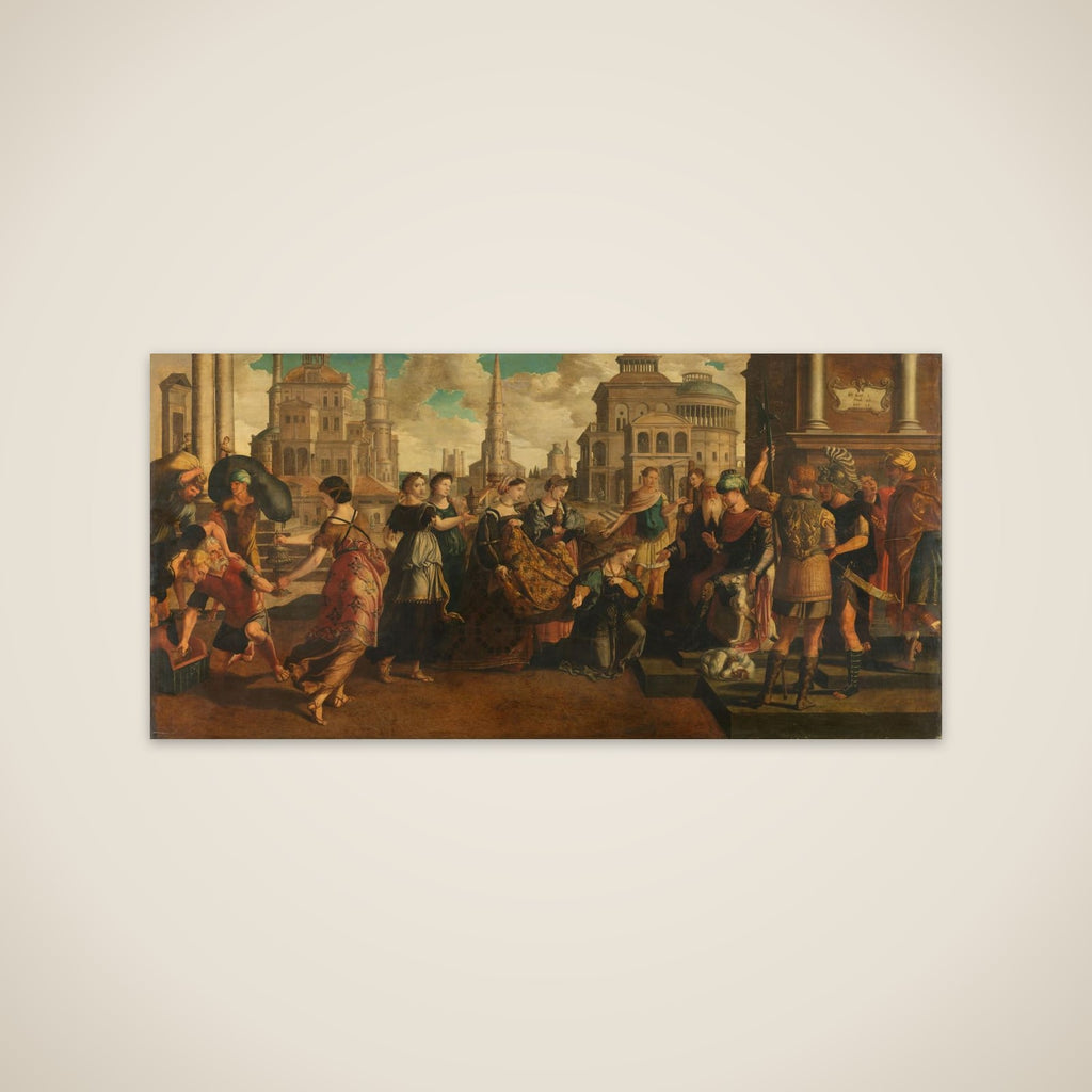 Solomon and the Queen of Sheba unframed print