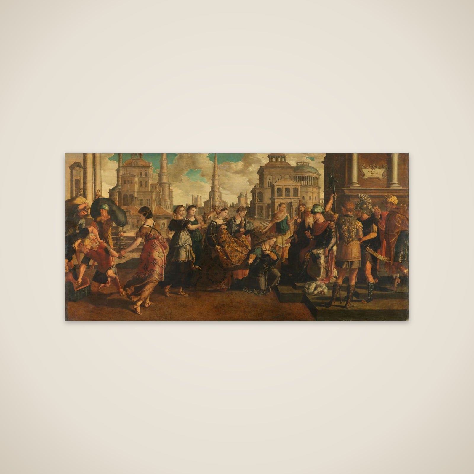 Solomon and the Queen of Sheba unframed print