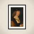 Portrait of Philip the Fair, Duke of Burgundy framed