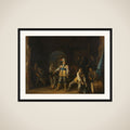 Soldiers in a Guardroom framed