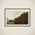The Bend in the Herengracht near the Nieuwe Spiegelstraat, Amsterdam framed