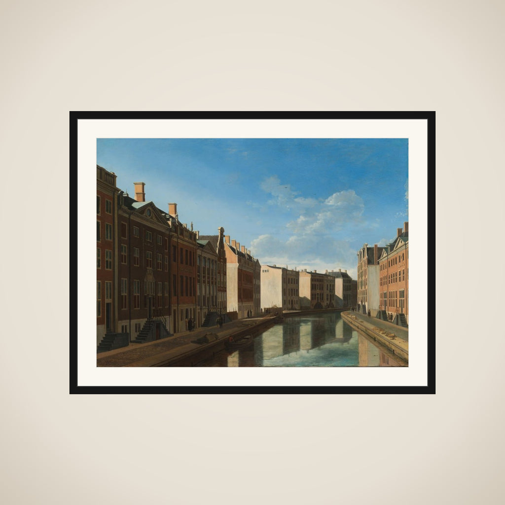 View of the Golden Bend in the Herengracht framed