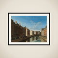 View of the Golden Bend in the Herengracht framed