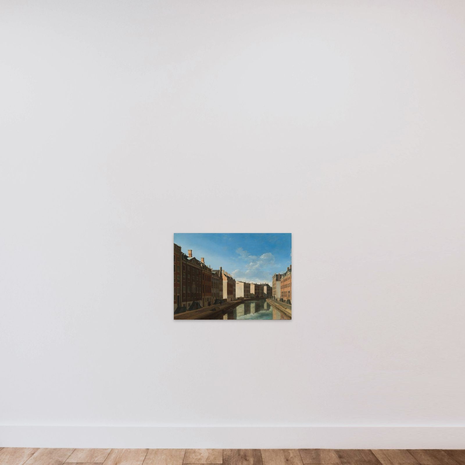 View of the Golden Bend in the Herengracht unframed — shown to scale