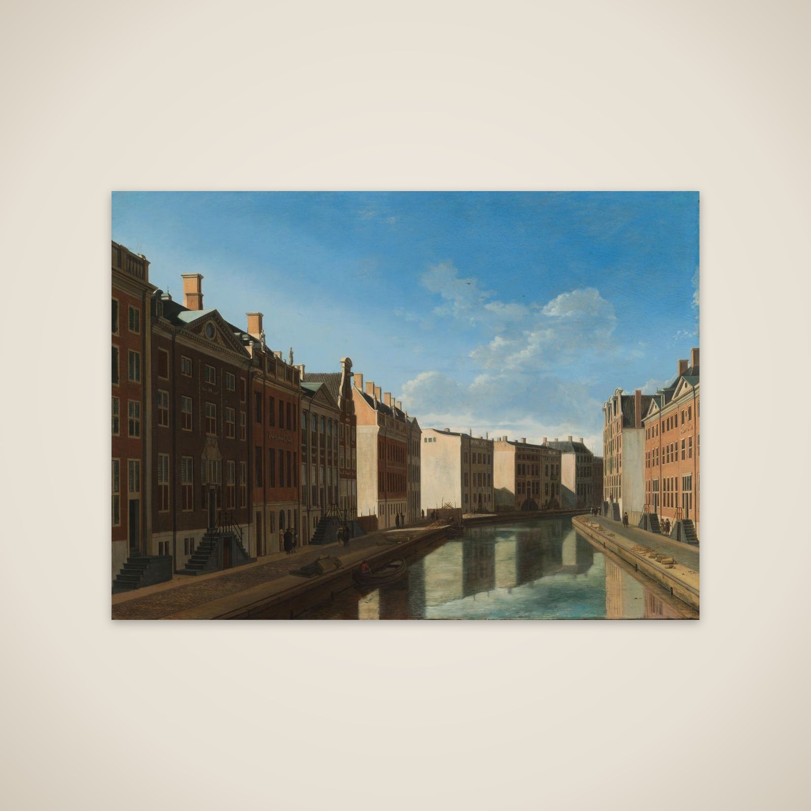 View of the Golden Bend in the Herengracht unframed print
