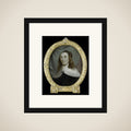 Portrait of Sibylle van Griethuysen, Poet in Groningen framed