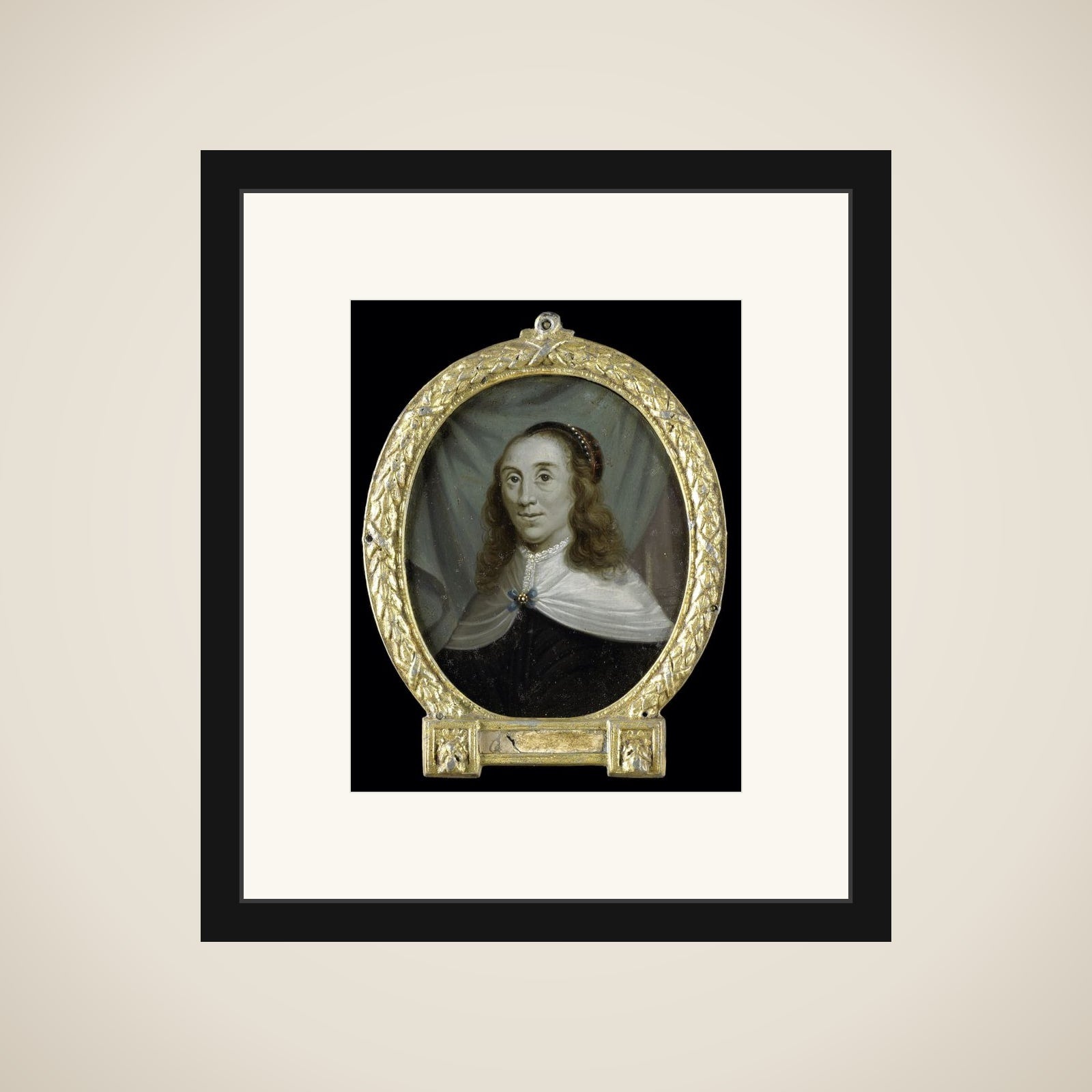 Portrait of Sibylle van Griethuysen, Poet in Groningen framed