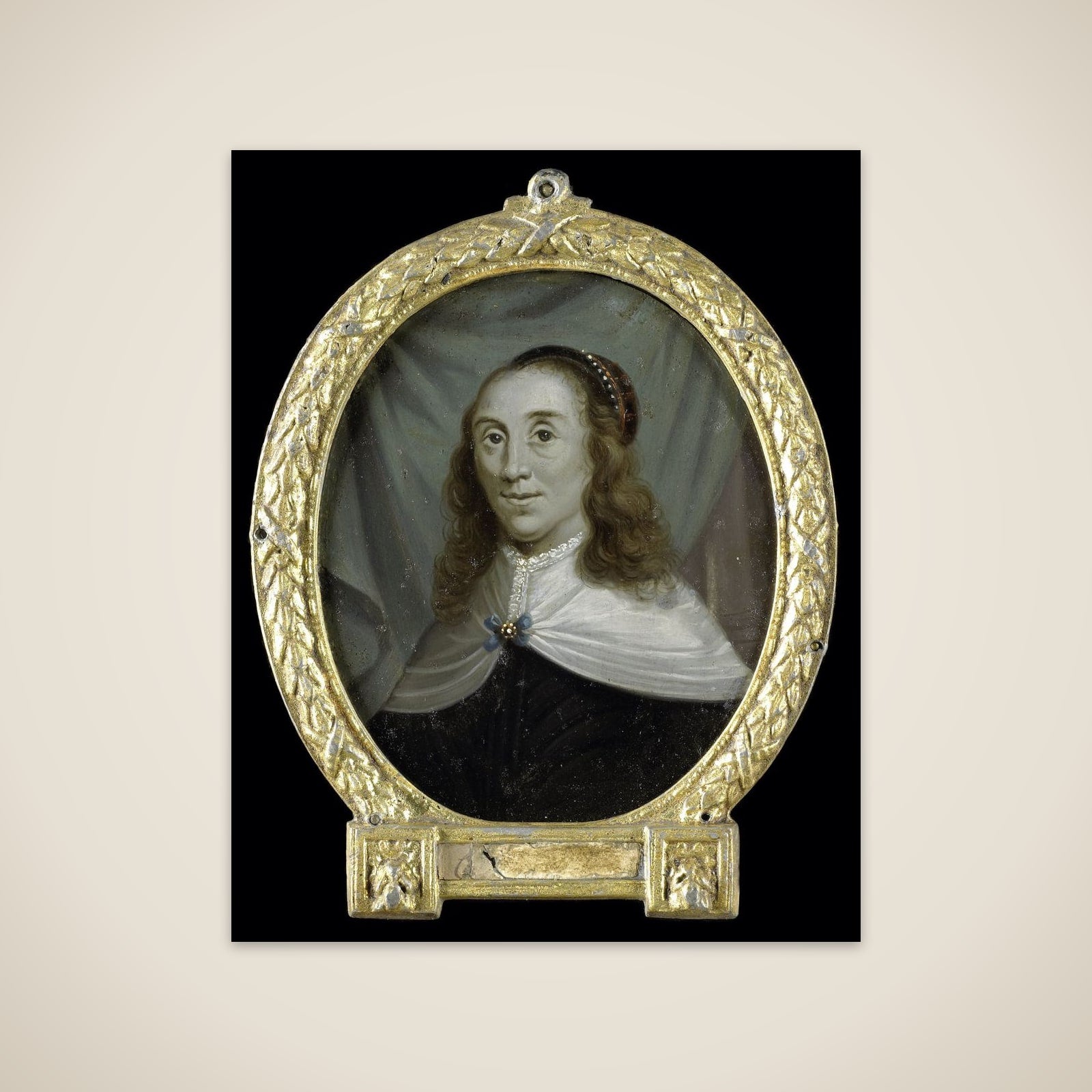 Portrait of Sibylle van Griethuysen, Poet in Groningen unframed print