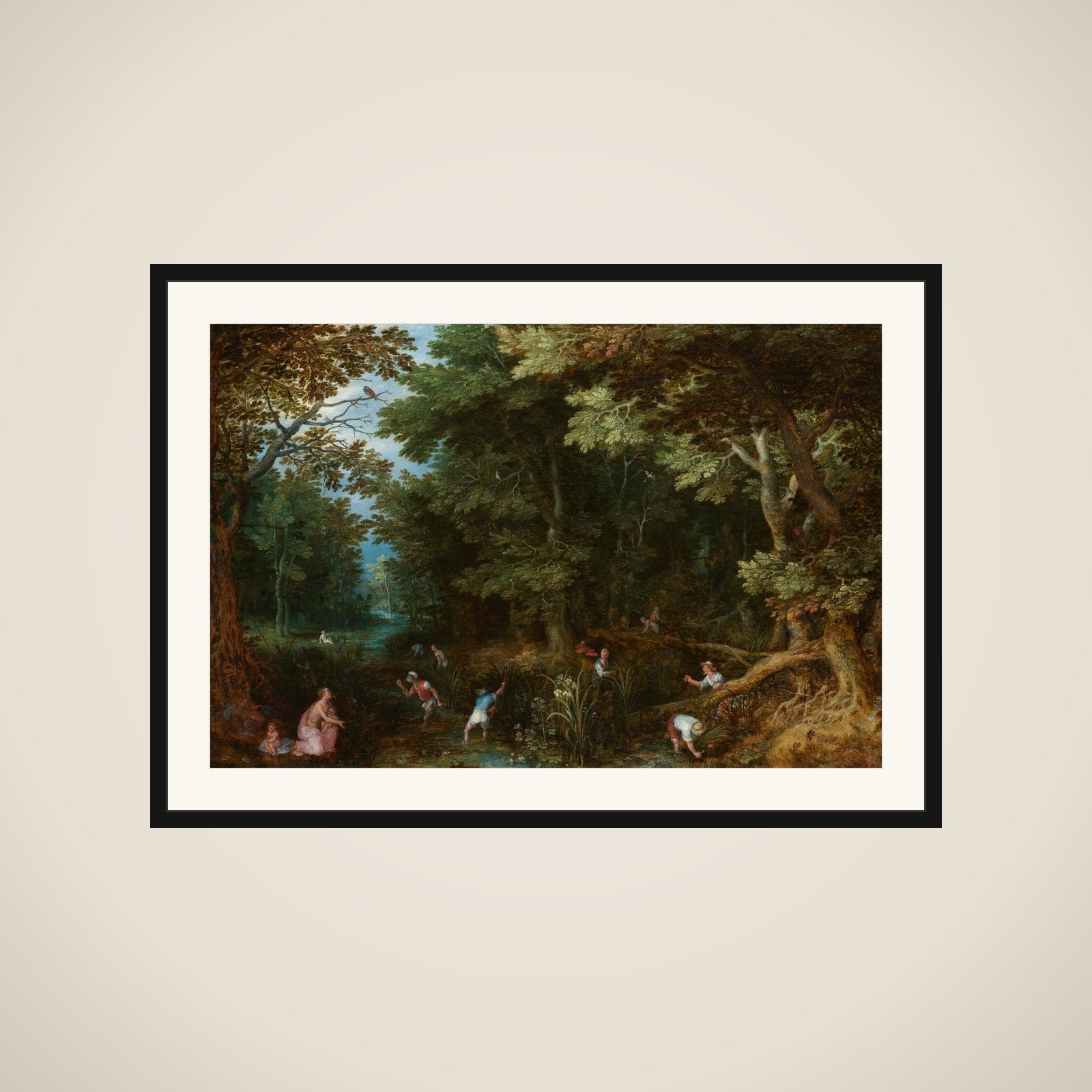 Latona and the Lycian Peasants framed
