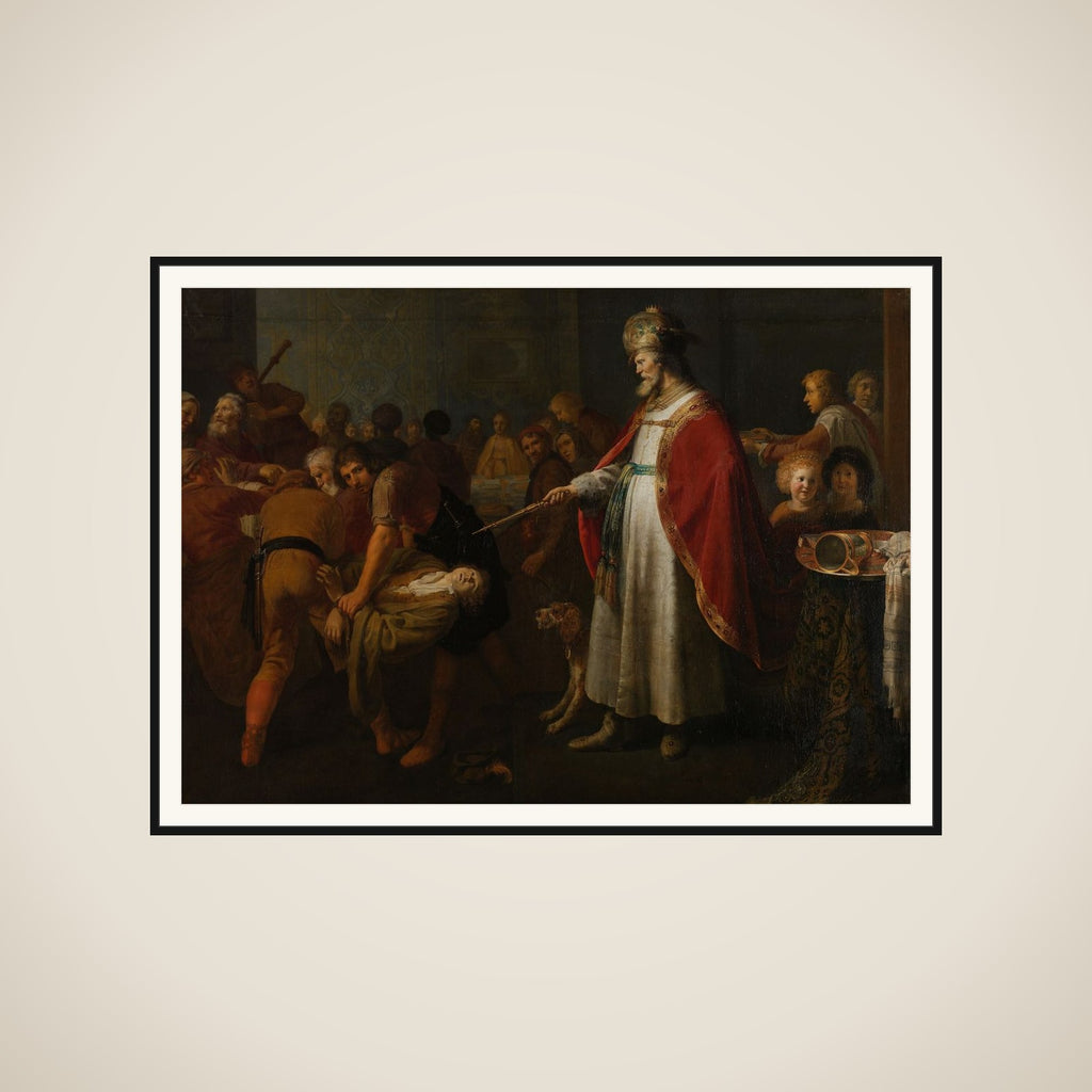 The Parable of the Unworthy Wedding Guest framed