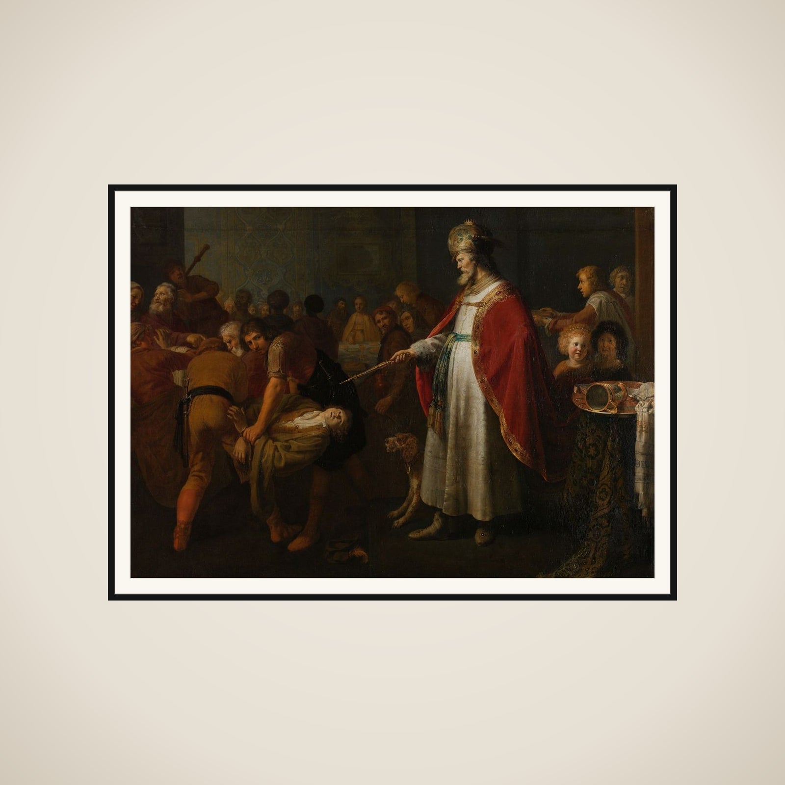 The Parable of the Unworthy Wedding Guest framed