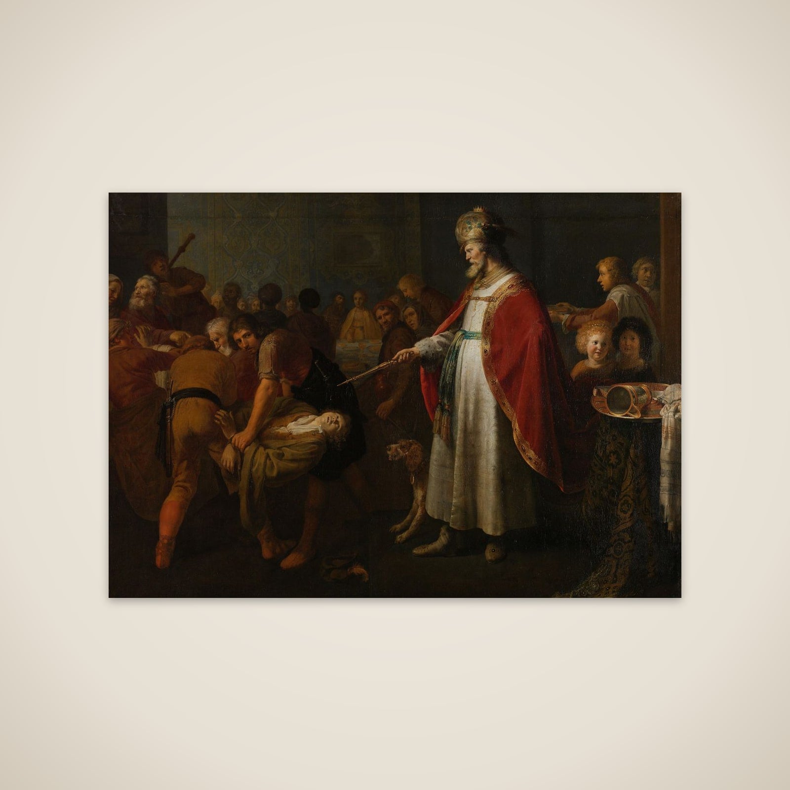 The Parable of the Unworthy Wedding Guest unframed print
