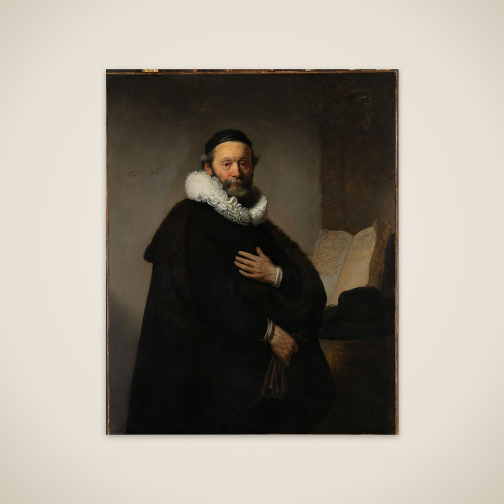 Portrait of Johannes Wtenbogaert unframed print