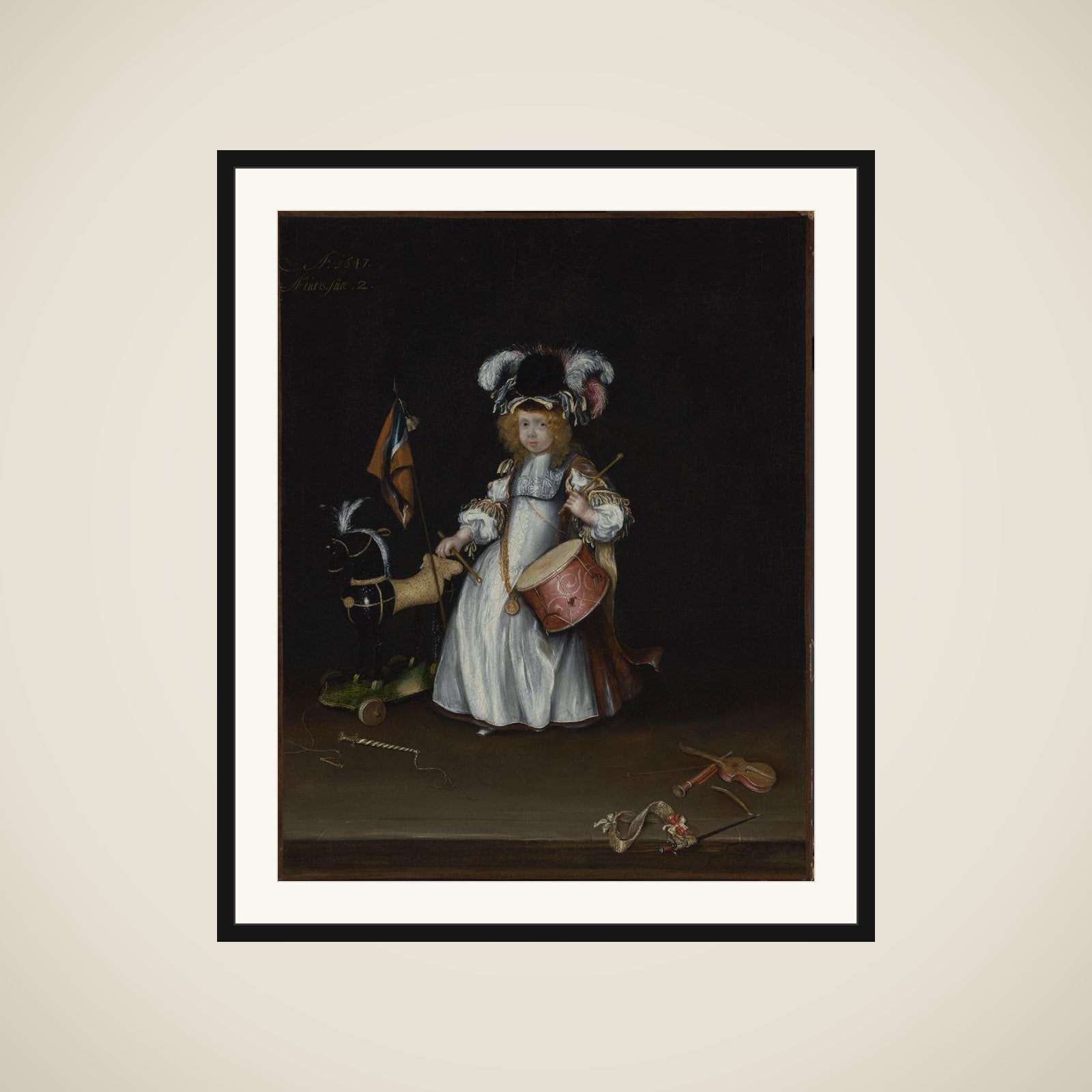 Portrait of Moses ter Borch as a Two-Year-Old framed